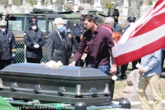 Military funeral in Atlantic County
