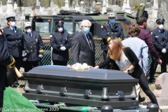 Military funeral in Atlantic County