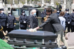 Military funeral in Atlantic County