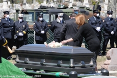 Military funeral in Atlantic County
