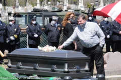 Military funeral in Atlantic County