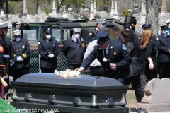 Military funeral in Atlantic County