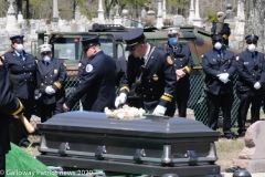 Military funeral in Atlantic County