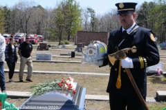 Military funeral in Atlantic County