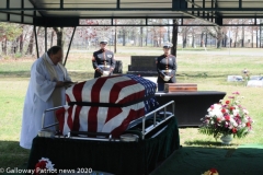 Military funeral in Atlantic County