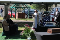 Military funeral in Atlantic County