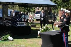 Military funeral in Atlantic County
