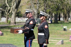 Military funeral in Atlantic County