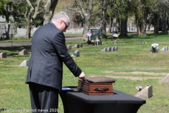 Military funeral in Atlantic County