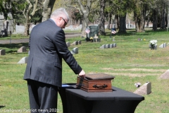 Military funeral in Atlantic County