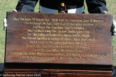 Military funeral in Atlantic County
