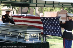 Military funeral in Atlantic County