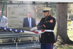 Military funeral in Atlantic County