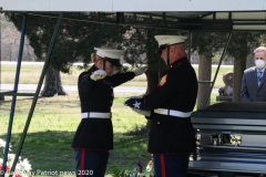 Military funeral in Atlantic County