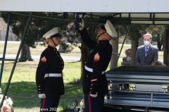 Military funeral in Atlantic County