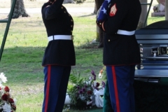 Military funeral in Atlantic County