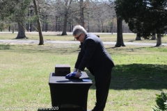 Military funeral in Atlantic County