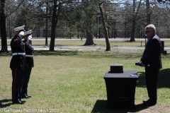 Military funeral in Atlantic County