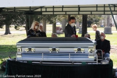 Military funeral in Atlantic County