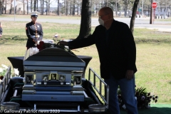 Military funeral in Atlantic County