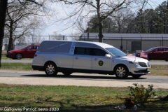 Military funeral in Atlantic County