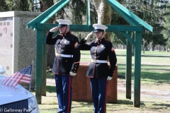 Military funeral in Atlantic County