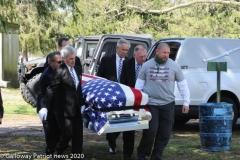 Military funeral in Atlantic County