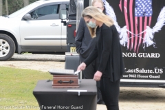 Military funeral in Atlantic County