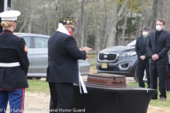 Military funeral in Atlantic County