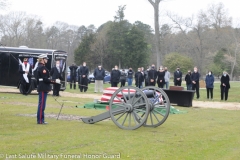 Military funeral in Atlantic County
