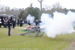 Military funeral in Atlantic County