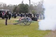 Military funeral in Atlantic County