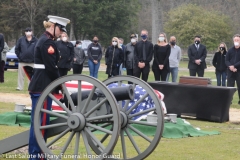 Military funeral in Atlantic County