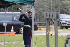Military funeral in Atlantic County