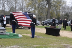 Military funeral in Atlantic County