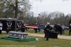 Military funeral in Atlantic County