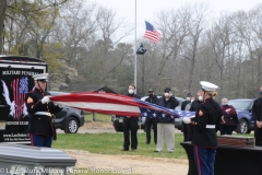 Military funeral in Atlantic County