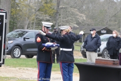 Military funeral in Atlantic County