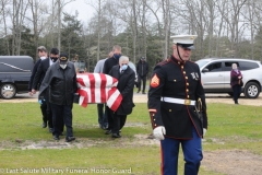 Military funeral in Atlantic County
