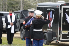Military funeral in Atlantic County