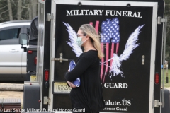 Military funeral in Atlantic County