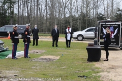Military funeral in Atlantic County