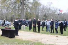 Military funeral in Atlantic County