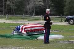 Military funeral in Atlantic County