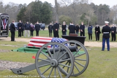 Military funeral in Atlantic County