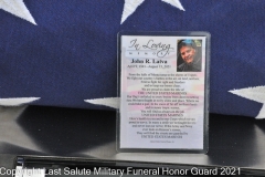 Last Salute Military Funeral Honor Guard