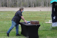 military funeral in Atlantic County