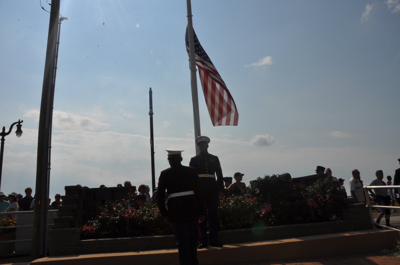 Galloway Patriot newspaper_Last Salute Military Funeral Honor Guard Atlantic City 9 11 Memorial Ceremony 2016DSC_10016