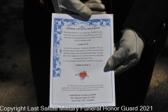 Last Salute Military Funeral Honor Guard