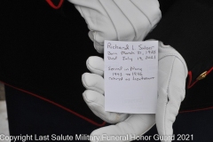 Last Salute Military Funeral Honor Guard